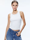 ALLEN EMBELLISHED NECK TANK TOP-ALICE + OLIVIA