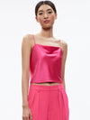 HARMON CROPPED DRAPEY SLIP TANK-ALICE + OLIVIA