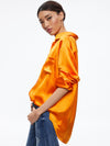 FINELY OVERSIZED BUTTON DOWN SHIRT-ALICE + OLIVIA