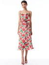 SAMANTHA COWL NECK MIDI DRESS-ALICE + OLIVIA