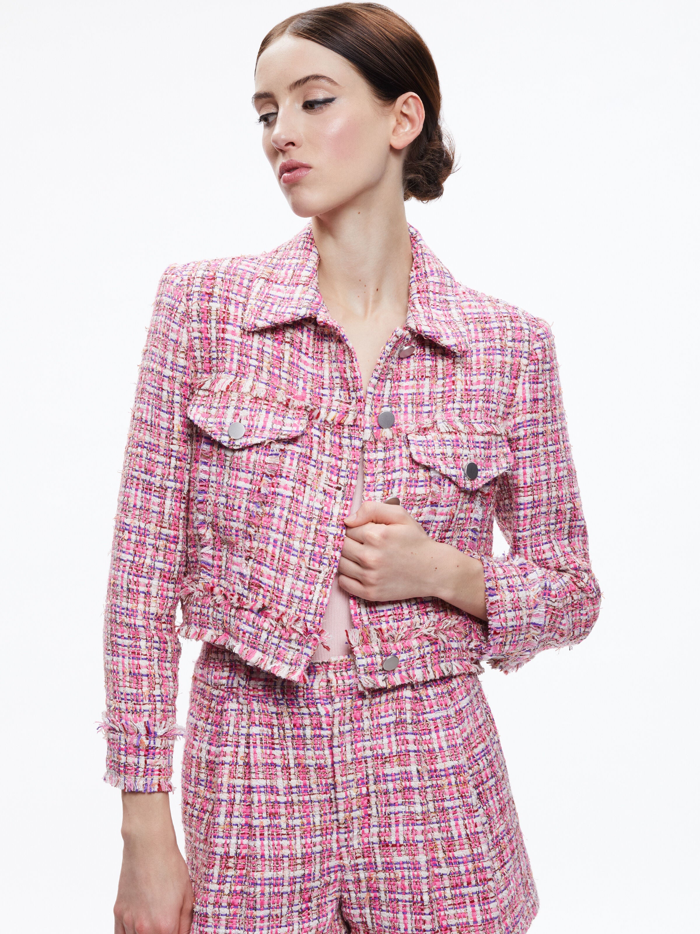 CHLOE TWEED JACKET-ALICE + OLIVIA