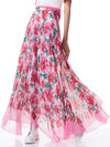 KATZ PLEATED MAXI SKIRT-HIGH TEA FLORAL-ALICE + OLIVIA