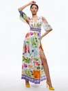 BELLAMI V-NECK MAXI DRESS-MAKE A STATEMENT-ALICE + OLIVIA