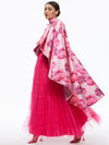SUSANNE HIGH LOW COLLARED CAPE-ALICE + OLIVIA