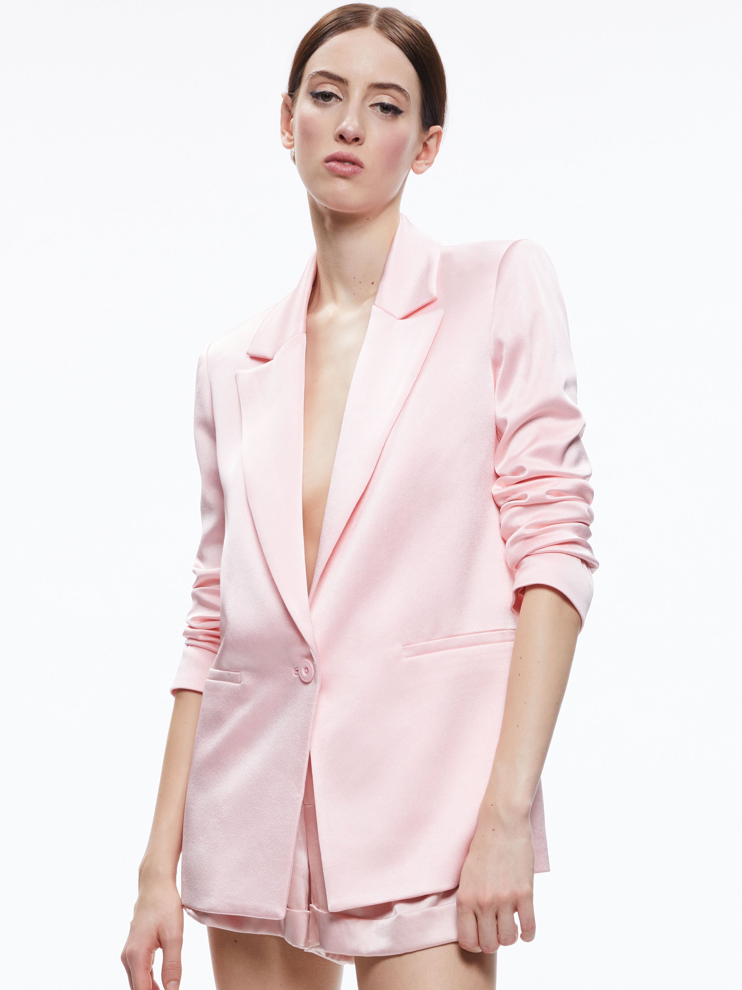 DENNY BOYFRIEND BLAZER-ALICE + OLIVIA