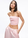 TITA DRAPED SPAGHETTI STRP TOP-PETAL-ALICE + OLIVIA
