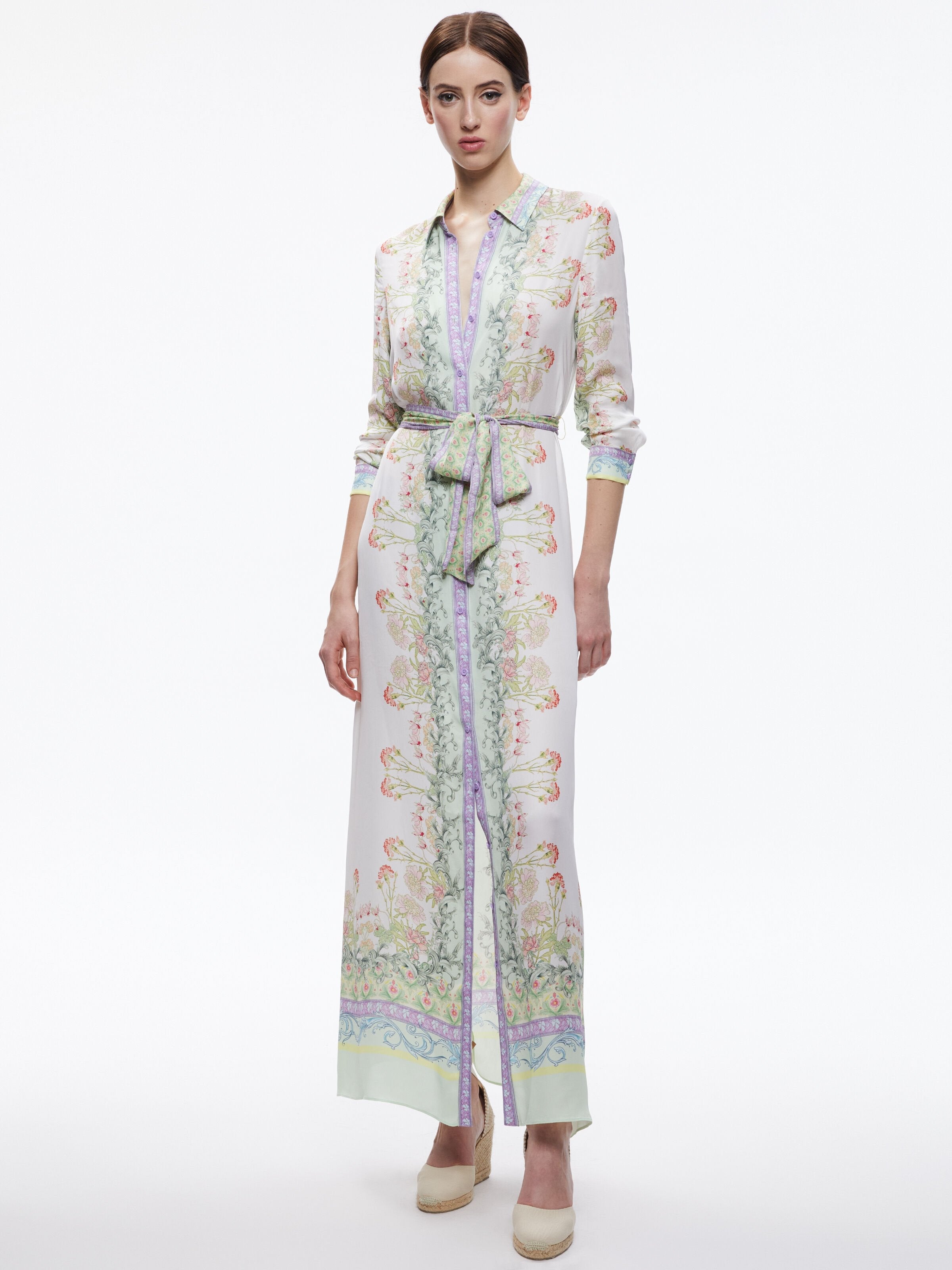 CHASSIDY MAXI SHIRT DRESS-ALICE + OLIVIA