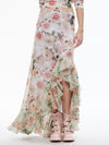 BRAYLEE ASSYMETRIC RUFFLE SLIP SKIRT-ALICE + OLIVIA