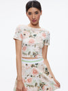 CINDY PICKLEBALL CROPPED TEE-ALICE + OLIVIA