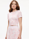 CINDY PICKLEBALL CROPPED TEE-ALICE + OLIVIA