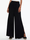 SAVETTA HIGH WAISTED WIDE LEG SIDE SLIT PANT-Black-ALICE + OLIVIA