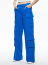 CAY BAGGY CARGO LINEN PANT-Black-ALICE + OLIVIA