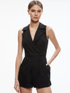 MERITT DOUBLE BREASTED TUXEDO ROMPER-Black-ALICE + OLIVIA