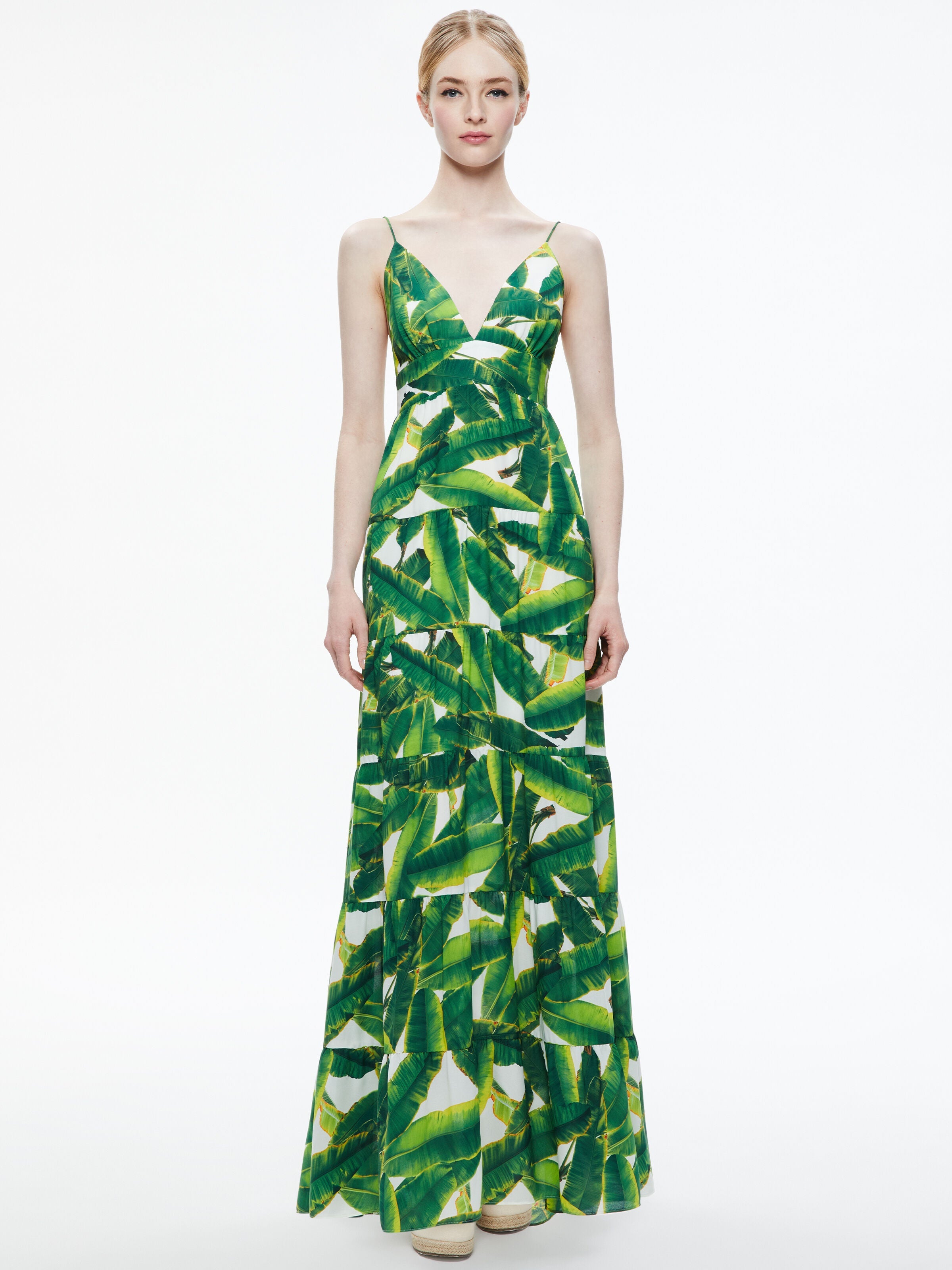 KAROLINA TIE BACK MAXI DRESS-ALICE + OLIVIA