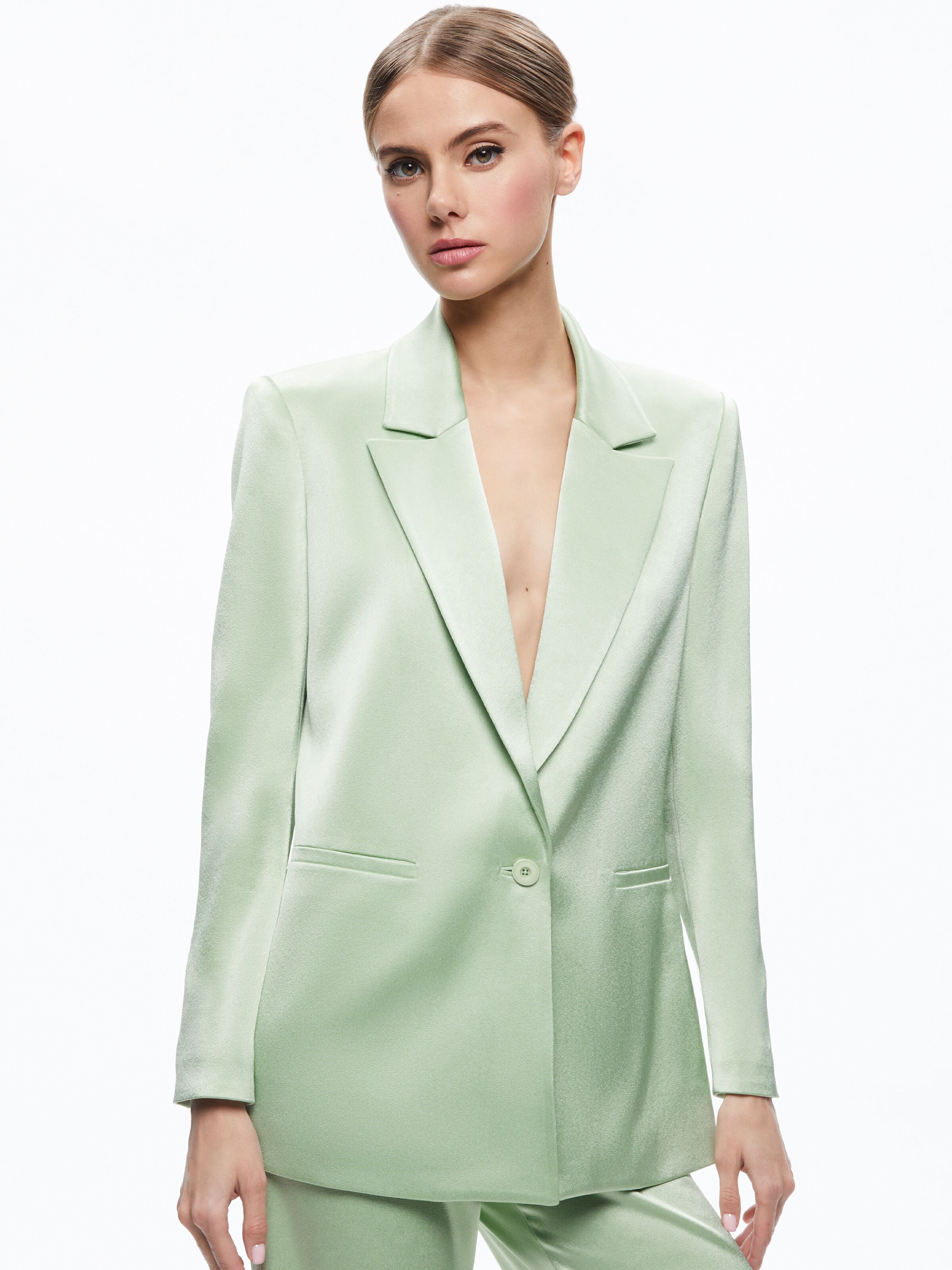 DENNY BOYFRIEND BLAZER-ALICE + OLIVIA