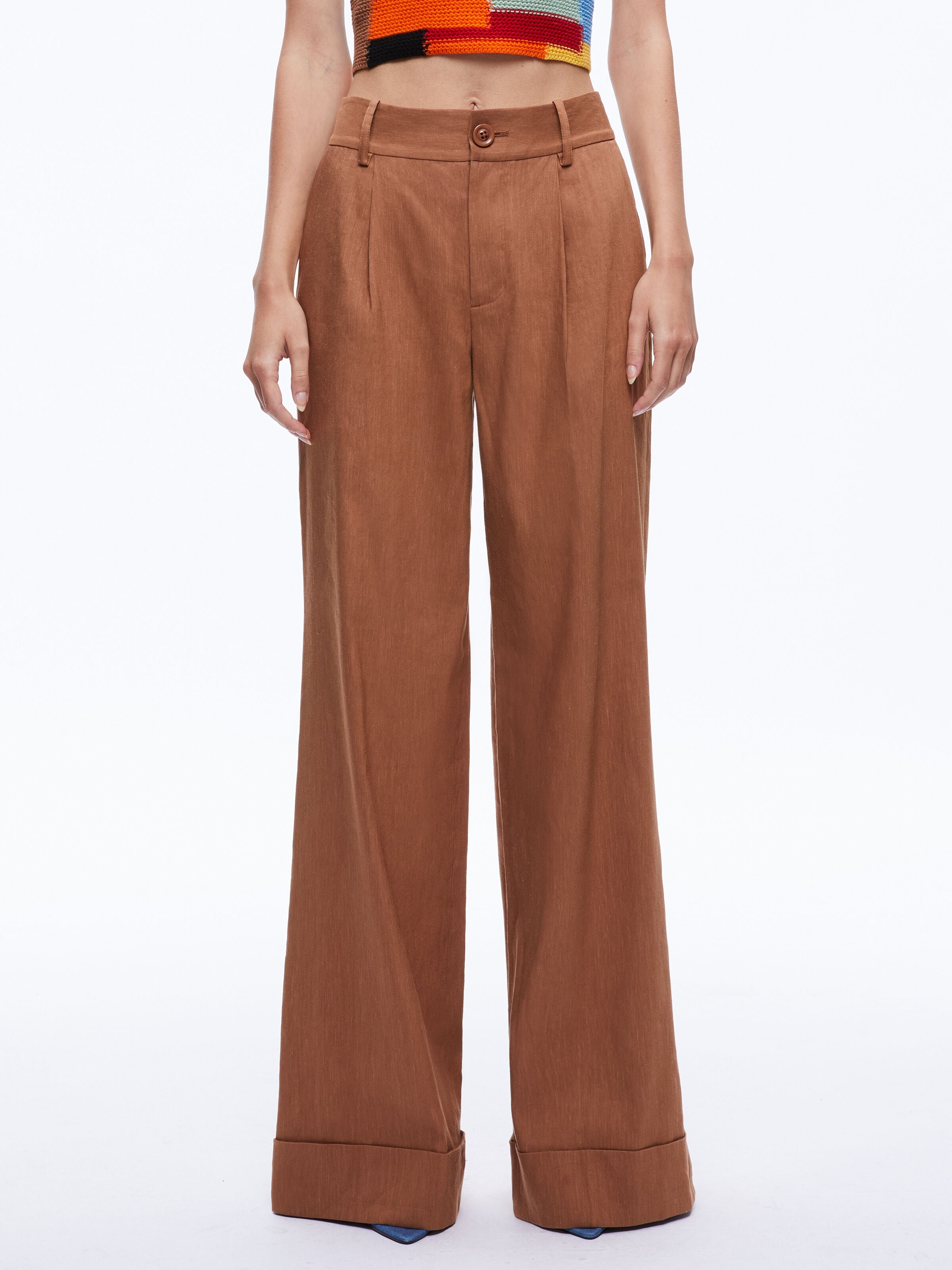 TOMASA PANT-CAMEL-ALICE + OLIVIA