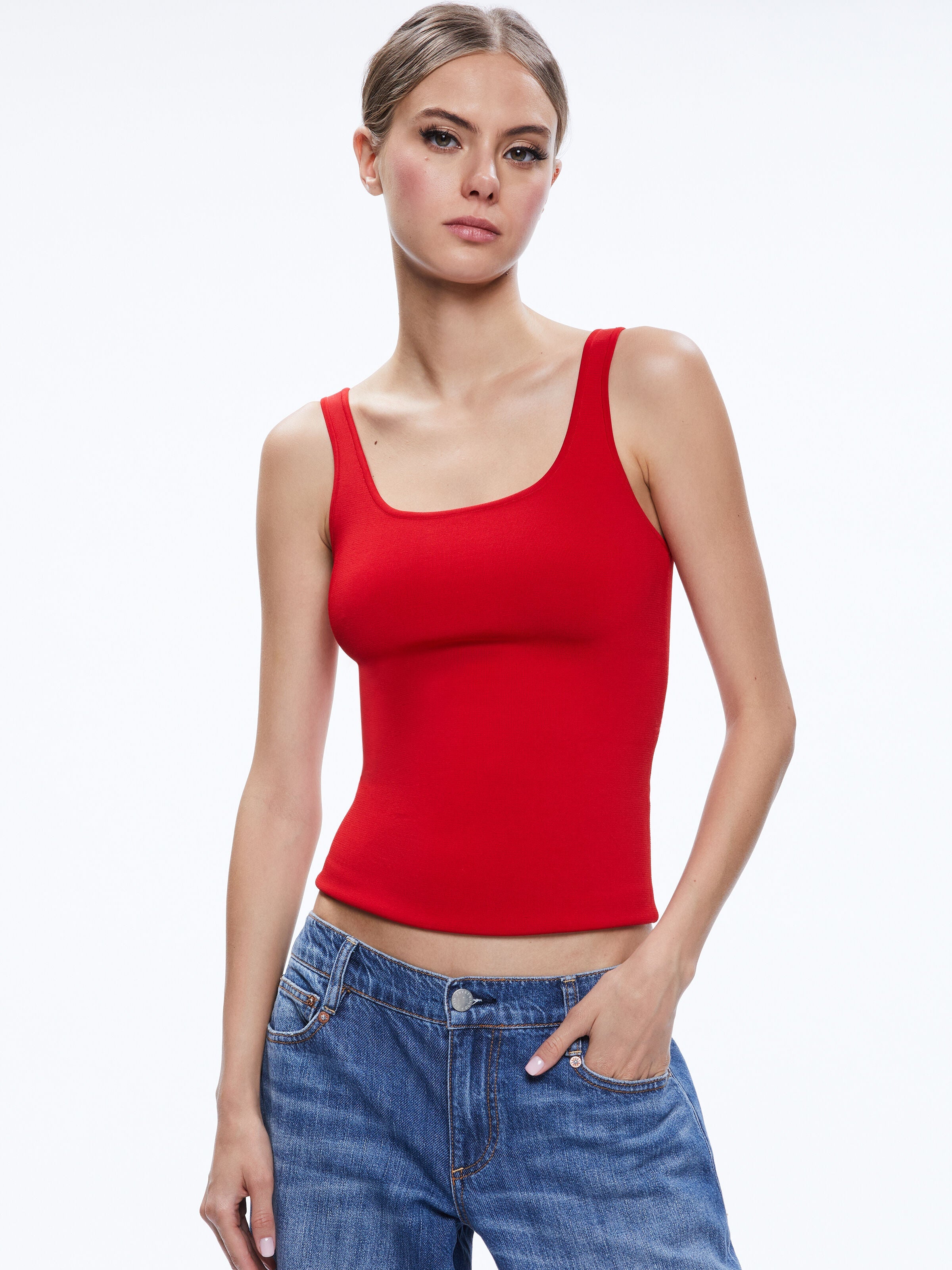 DARYN SCULPTING TANK-ALICE + OLIVIA