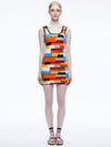 VERONIQUE MIXED STITCH CROCHET MINI DRESS-ALICE + OLIVIA