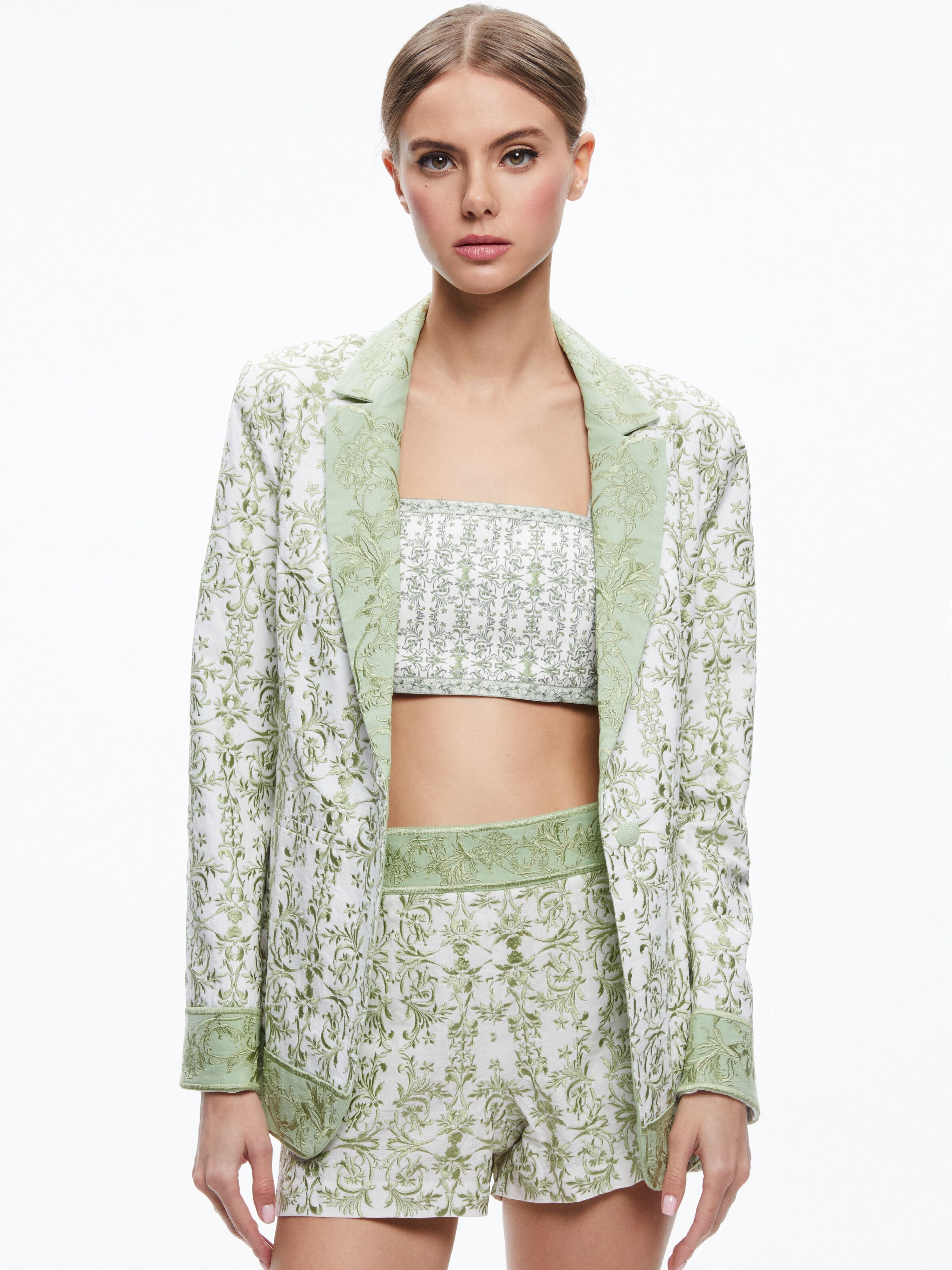 MACEY BLAZER-REPUBLIC GEO-ALICE + OLIVIA
