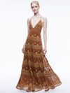 KAROLINA EMBROIDERED HALTER NECK MAXI DRESS-ALICE + OLIVIA