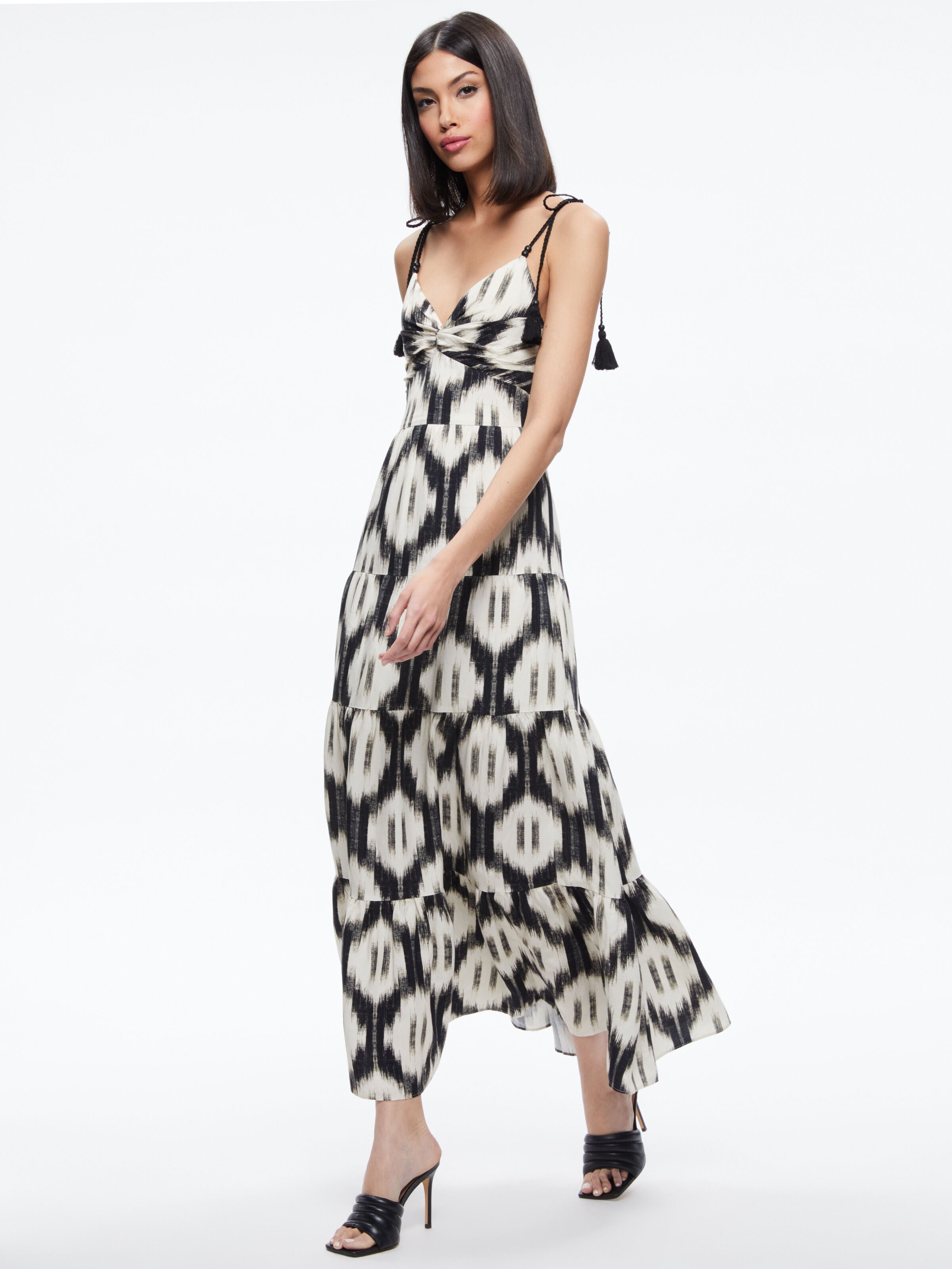 KATARA TWIST TOP TIERED MAXI DRESS-ALICE + OLIVIA