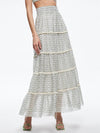 AISHA TIERED MAXI SKIRT-REPUBLIC GEO-ALICE + OLIVIA