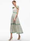 BRESLIN CORSET MIDI DRESS-REPUBLIC GEO-ALICE + OLIVIA
