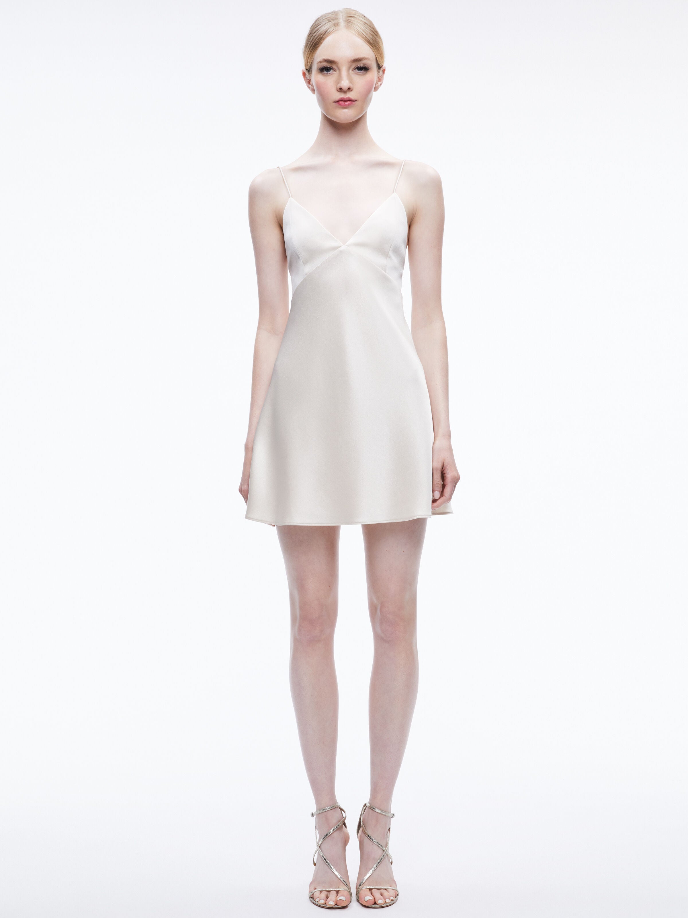 JULIETTA MINI SLIP DRESS-CHAMPAGNE-ALICE + OLIVIA