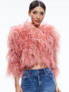 KIDMAN FEATHERED JACKET-ALICE + OLIVIA