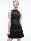 CHARA VEGAN MINI DRESS-ALICE + OLIVIA