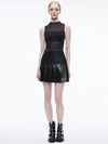 CHARA VEGAN MINI DRESS-ALICE + OLIVIA