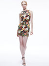 WYNELL MINI DRESS-JUNIPER FLORAL BLACK-ALICE + OLIVIA