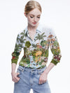 WILLA SILK BLOUSE-ALICE + OLIVIA