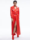 NEVADA VEGAN TRENCH-PERFECT RUBY-ALICE + OLIVIA