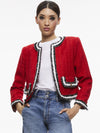 LANDON TWEED CROPPED JACKET-ALICE + OLIVIA