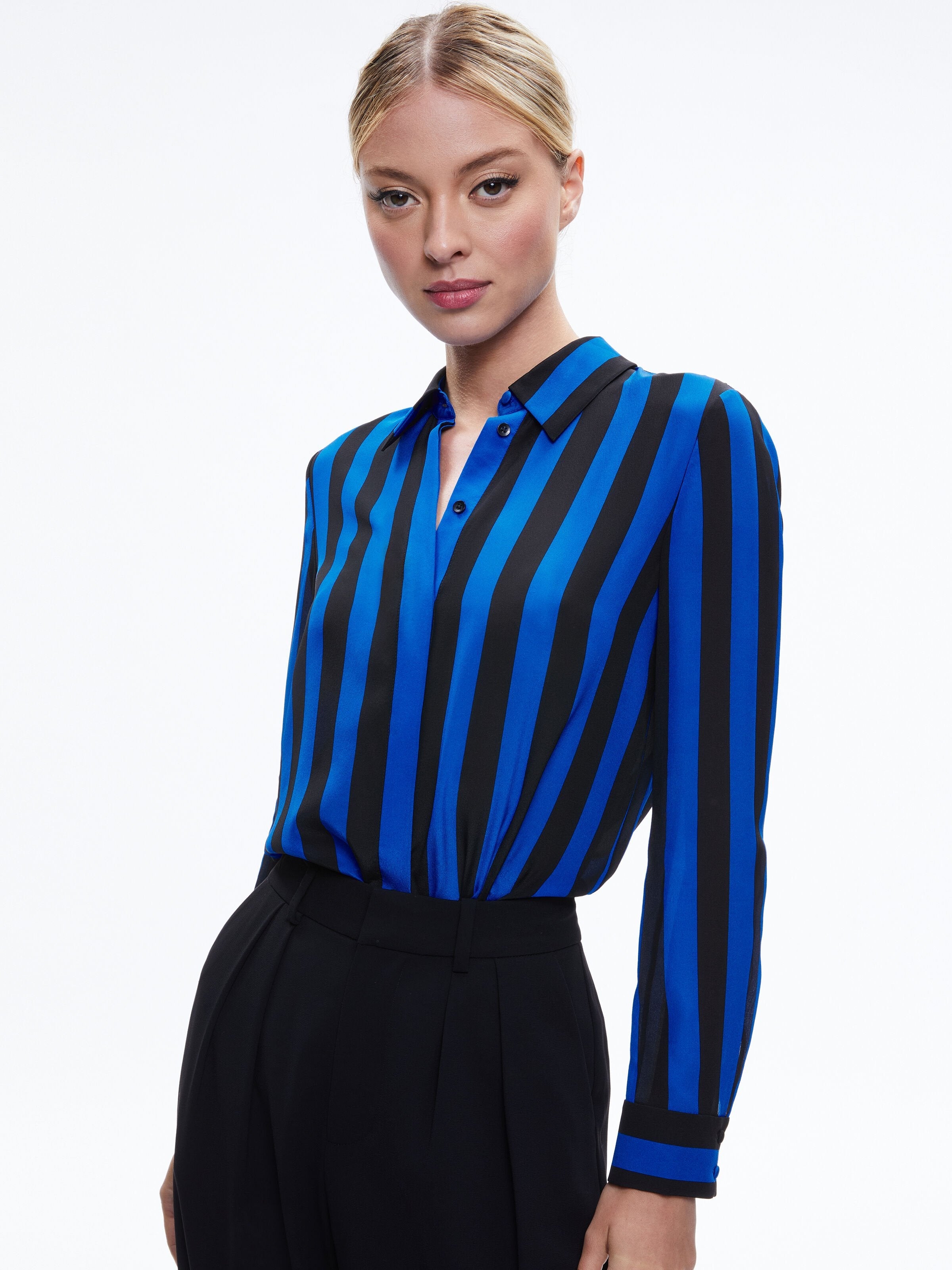 WILLA SILK BLOUSE-ALICE + OLIVIA