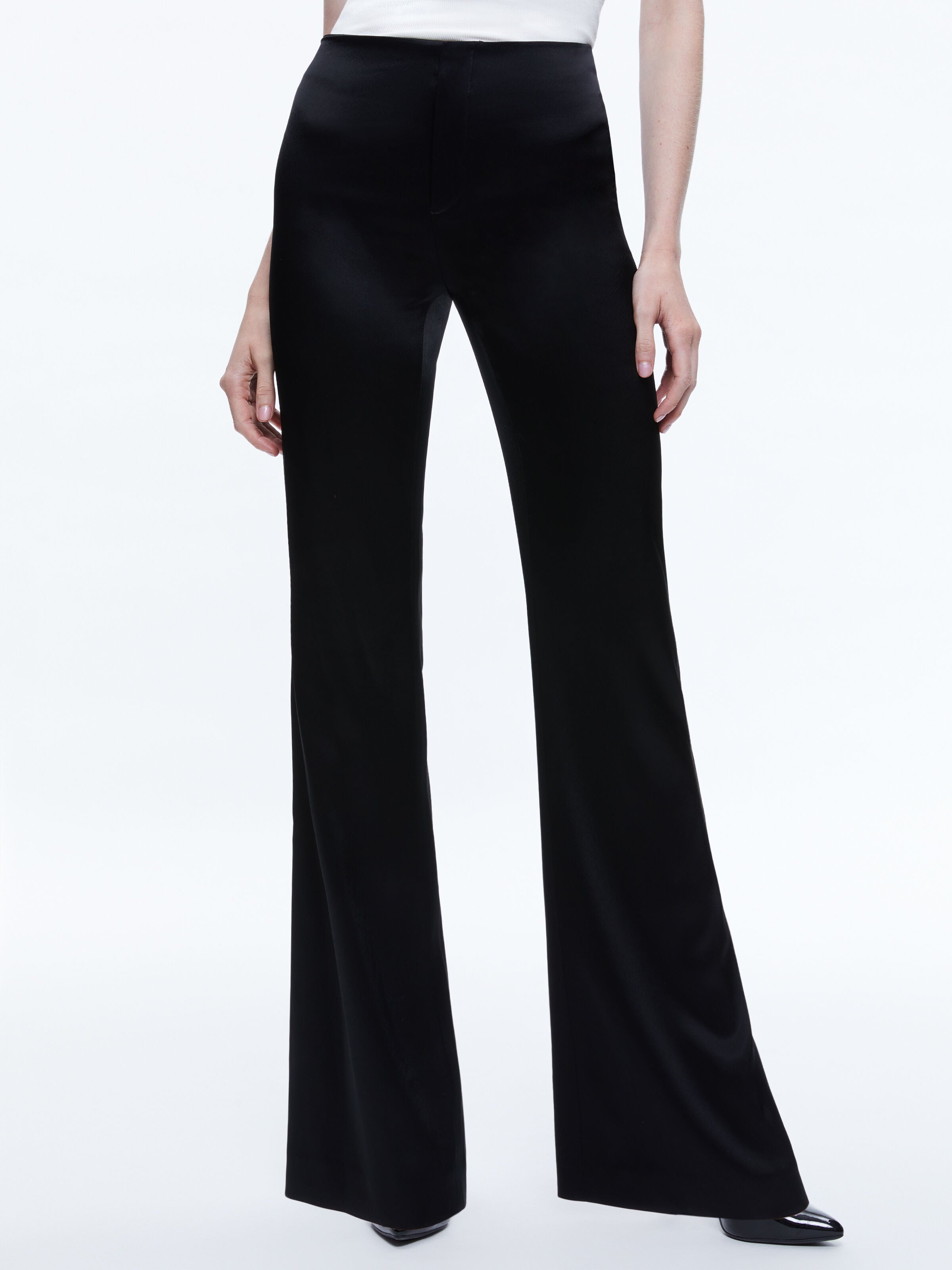 TEENY SATIN BOOTCUT PANT-AZURE-ALICE + OLIVIA