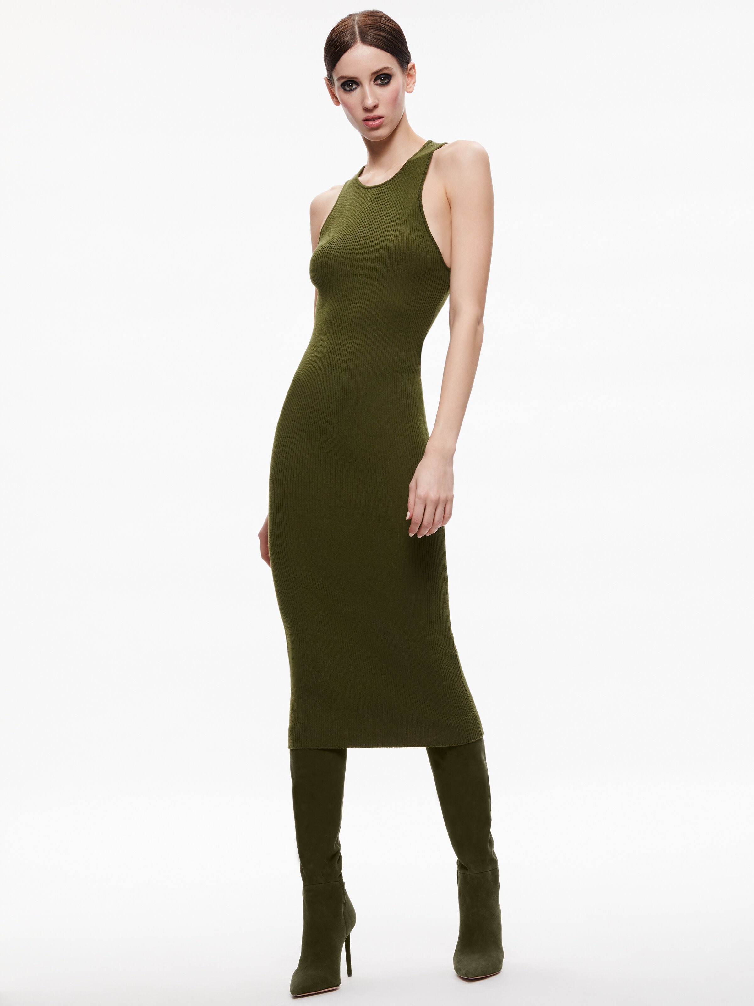 WRIGHT TIE BACK DRESS-ALICE + OLIVIA
