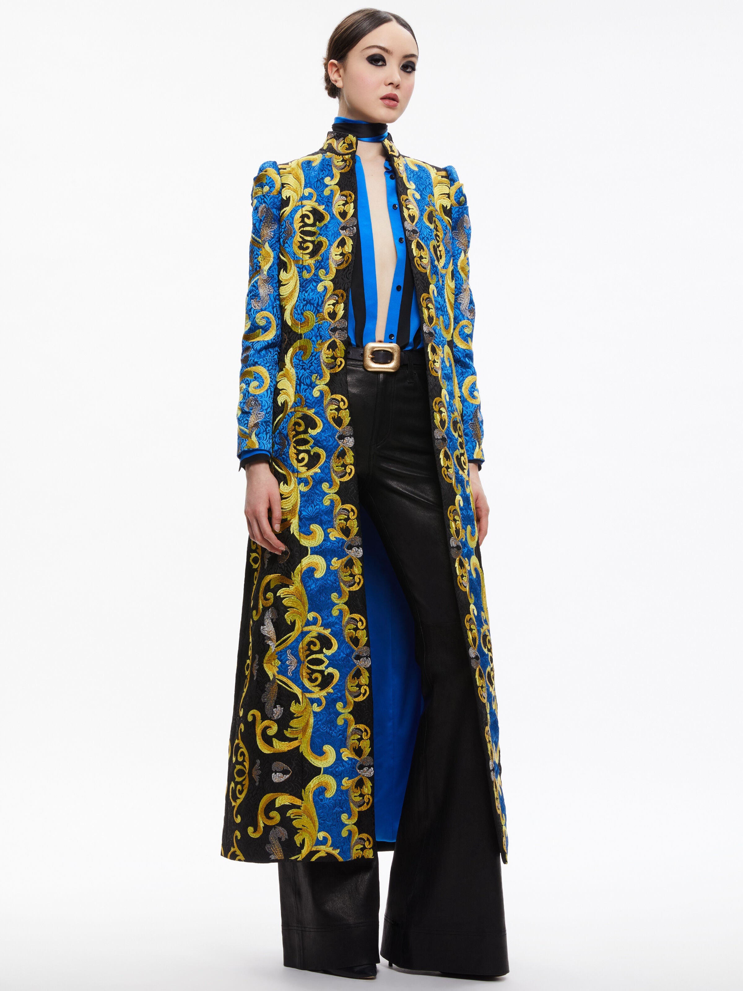 THOMAS EMBROIDERED COAT-ALICE + OLIVIA