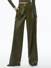 POMPEY VEGAN LEATHER PANT-OLIVE-ALICE + OLIVIA
