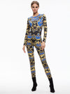 FREDDIE CREW NECK CATSUIT-REGAL ROMANCE SAPPHIRE-ALICE + OLIVIA