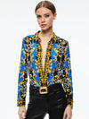 WILLA SILK BLOUSE-ALICE + OLIVIA