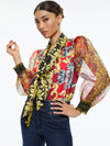 BRENTLEY TIE NECK BLOUSE-REGAL ROMANCE BORDEAUX-ALICE + OLIVIA