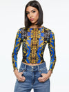 DELAINA LONG SLEEVE TOP-REGAL ROMANCE SAPPHIRE-ALICE + OLIVIA