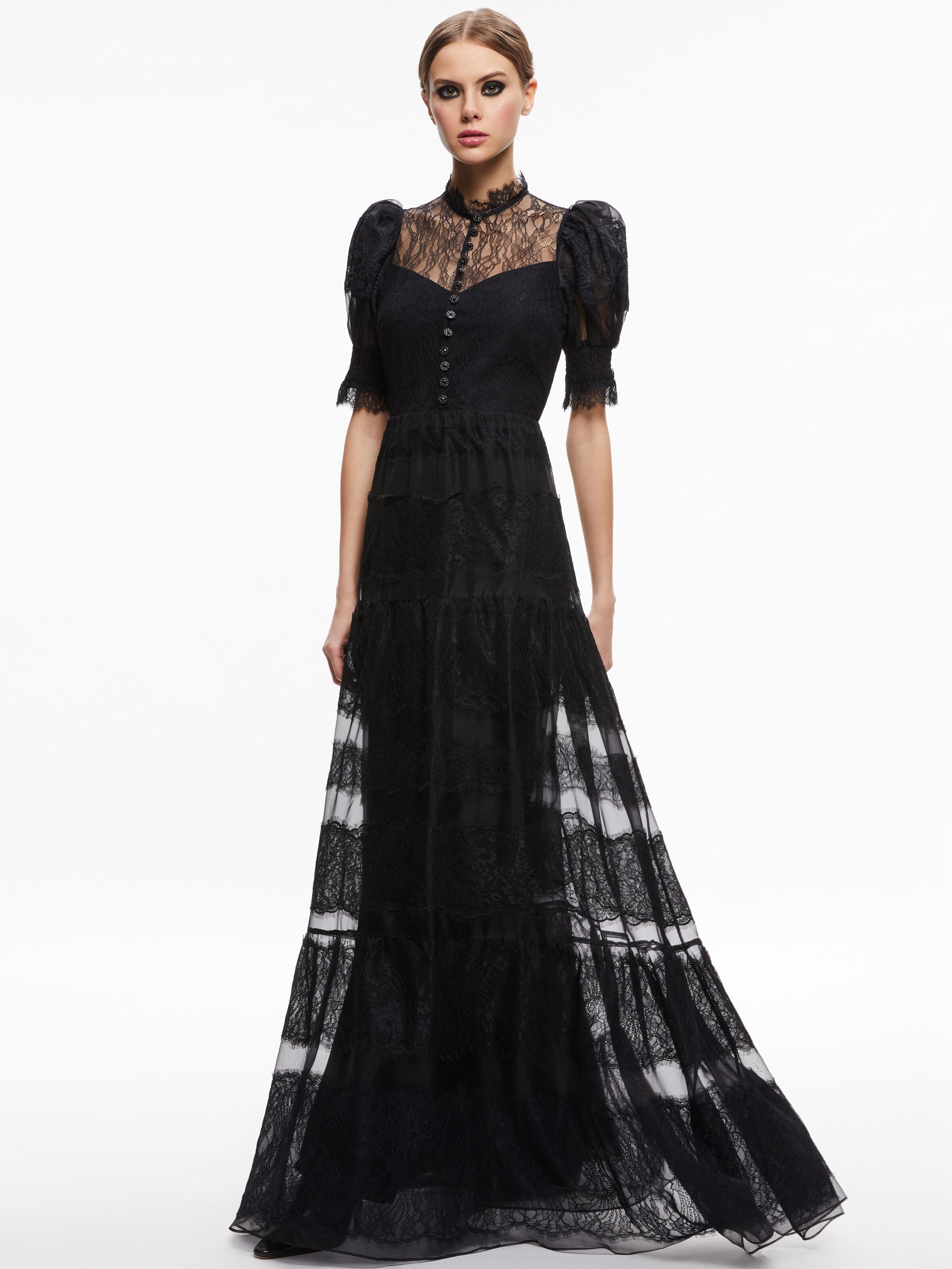 VERNITA TIERED MAXI DRESS-ALICE + OLIVIA