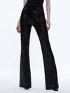 LARA SEQUIN BOOTCUT PANT-Black-ALICE + OLIVIA