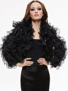 BRITTON RUFFLED CROPPED JACKET-ALICE + OLIVIA