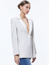YONA PINSTRIPE EMBELLISHED BLAZER-ALICE + OLIVIA