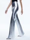 LIVI METALLIC VEGAN LEATHER PANT-SILVER-ALICE + OLIVIA