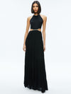 MYRTICE EMBELLISHED CUT OUT MAXI DRESS-Black-ALICE + OLIVIA